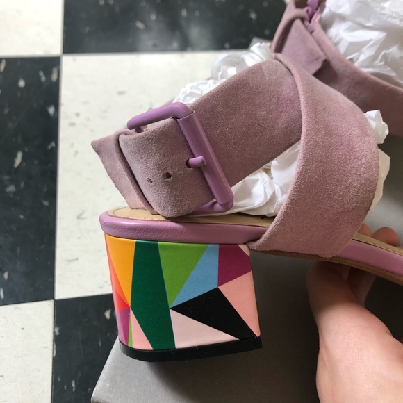 Katy Perry Margot Strappy Purple Sandals (run big) - Picture 7 of 16